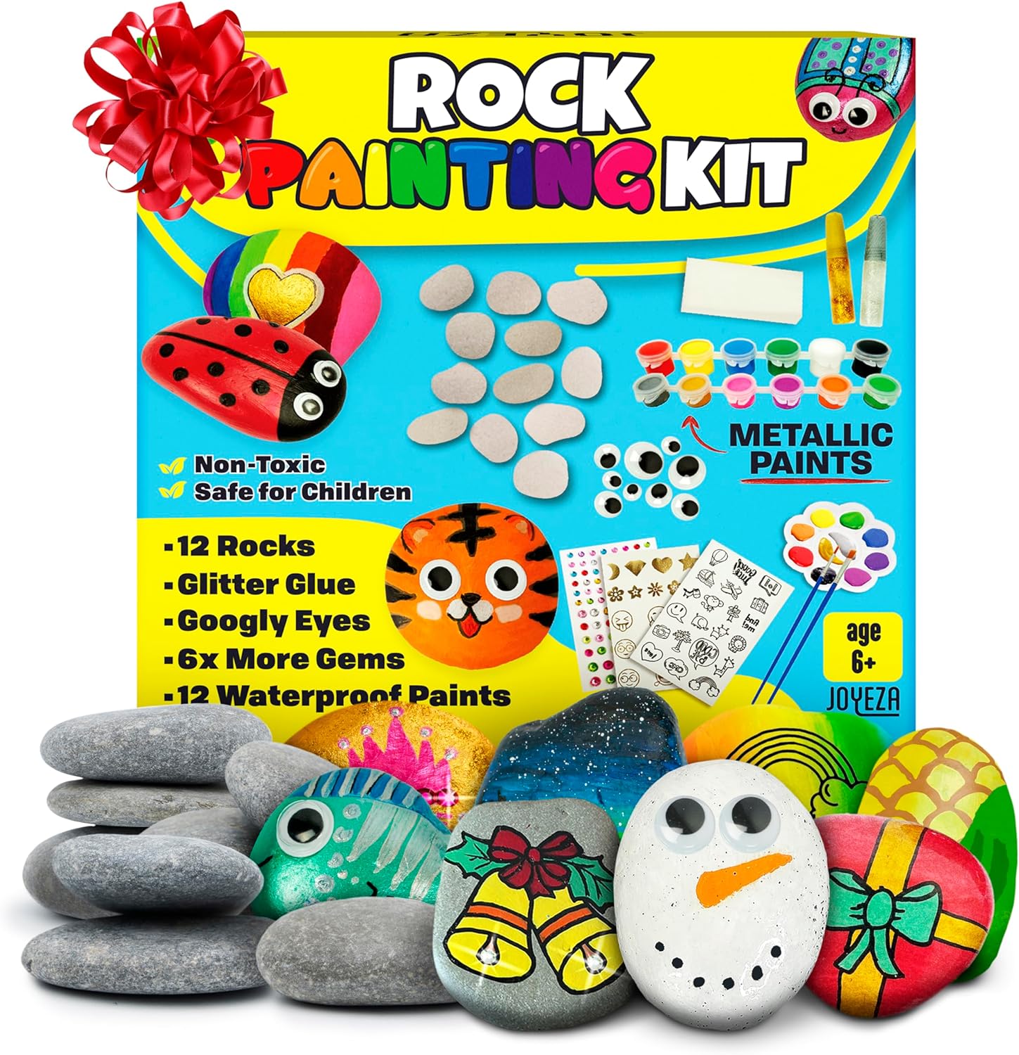 Deluxe Rock Painting Kit - Arts and Crafts Gift Set Malaysia